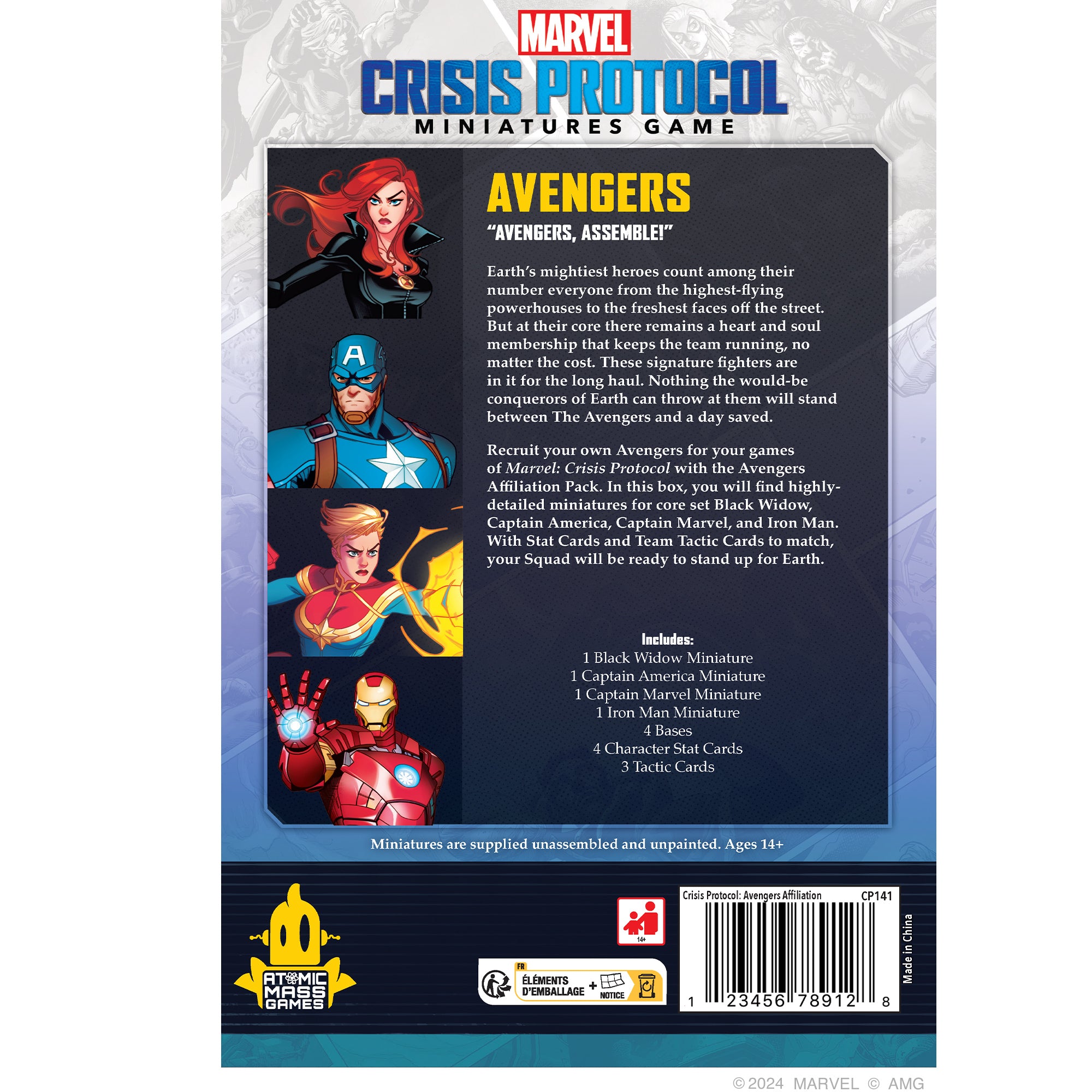 Marvel Crisis Protocol : Avengers Affiliation Pack